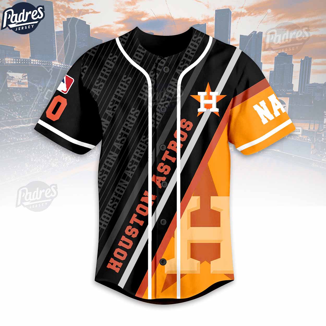 Custom Houston Astros Baseball Jersey - Padres Jersey Oasis: Elevate Your Baseball Style Game