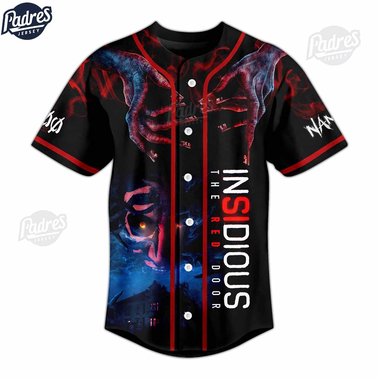 Custom Insidious The Red Door Baseball Jersey - Padres Jersey Oasis: Elevate Your Baseball Style Game