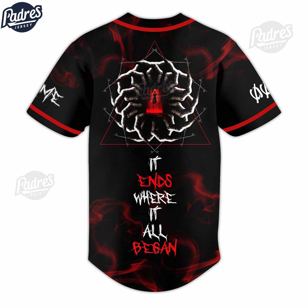 Custom Insidious The Red Door Baseball Jersey - Padres Jersey Oasis: Elevate Your Baseball Style Game