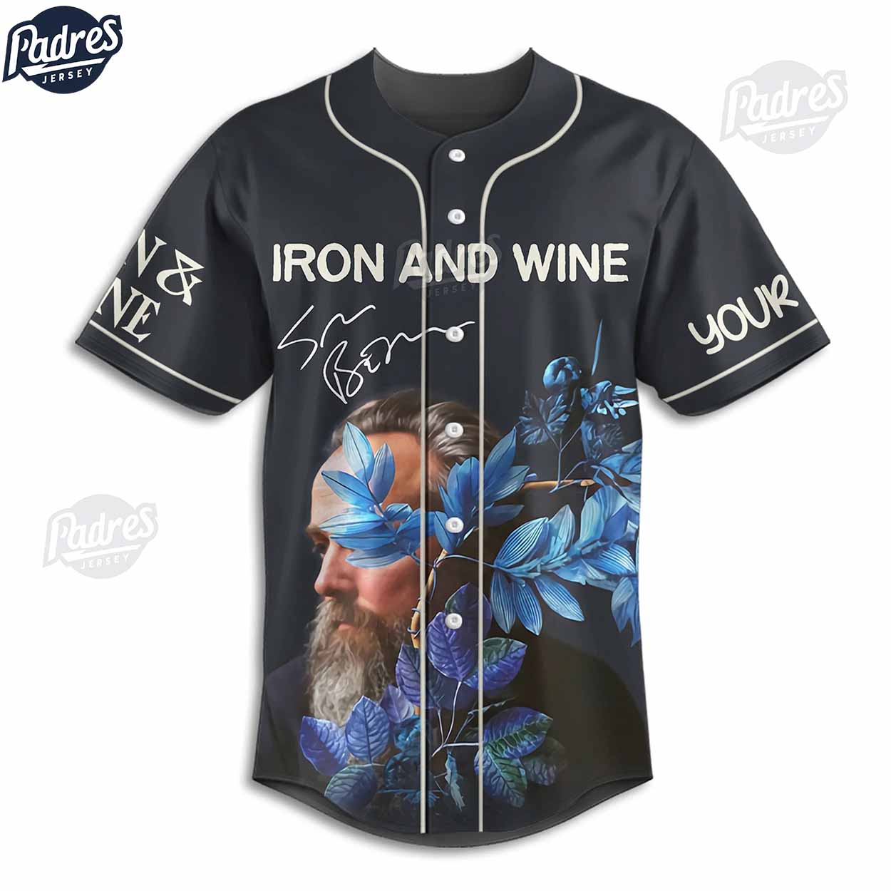 Custom Iron And Wine Light Verse 2024 Baseball Jersey - Padres Jersey Oasis: Elevate Your Baseball Style Game