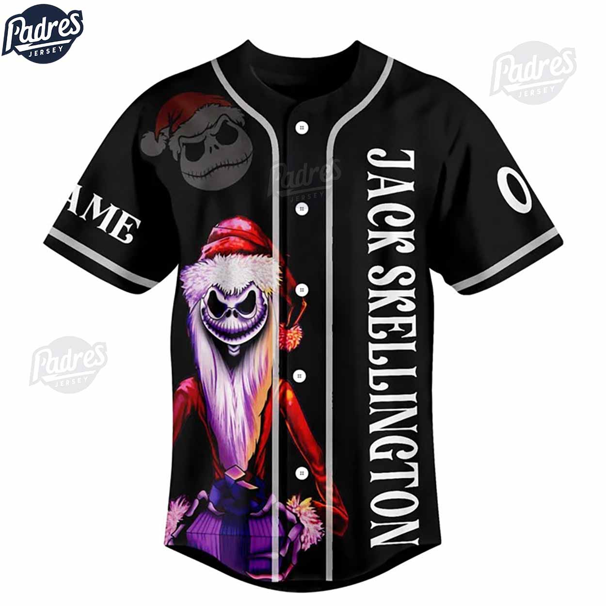 Custom Jack Skellington This Is As Jolly As I Get Baseball Jersey - Padres Jersey Oasis: Elevate Your Baseball Style Game