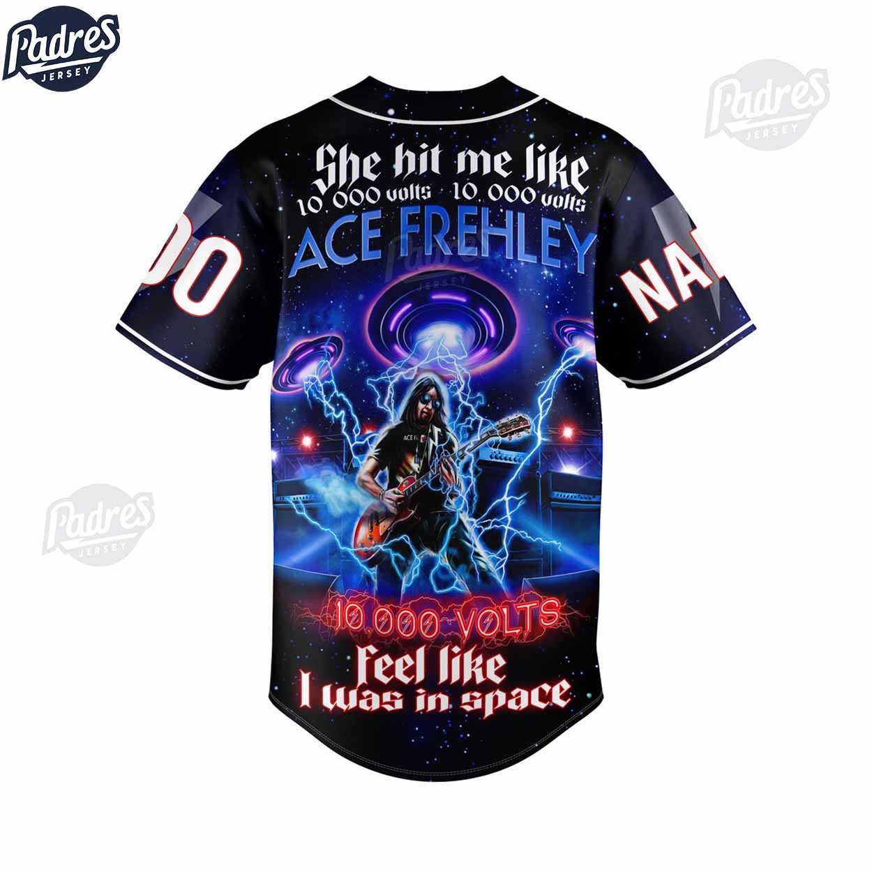 Custom Kiss Ace Frehley Baseball Jersey - Padres Jersey Oasis: Elevate Your Baseball Style Game