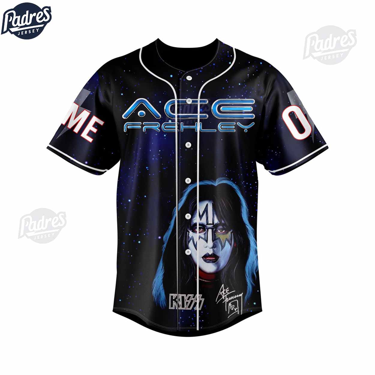 Custom Kiss Ace Frehley Baseball Jersey - Padres Jersey Oasis: Elevate Your Baseball Style Game