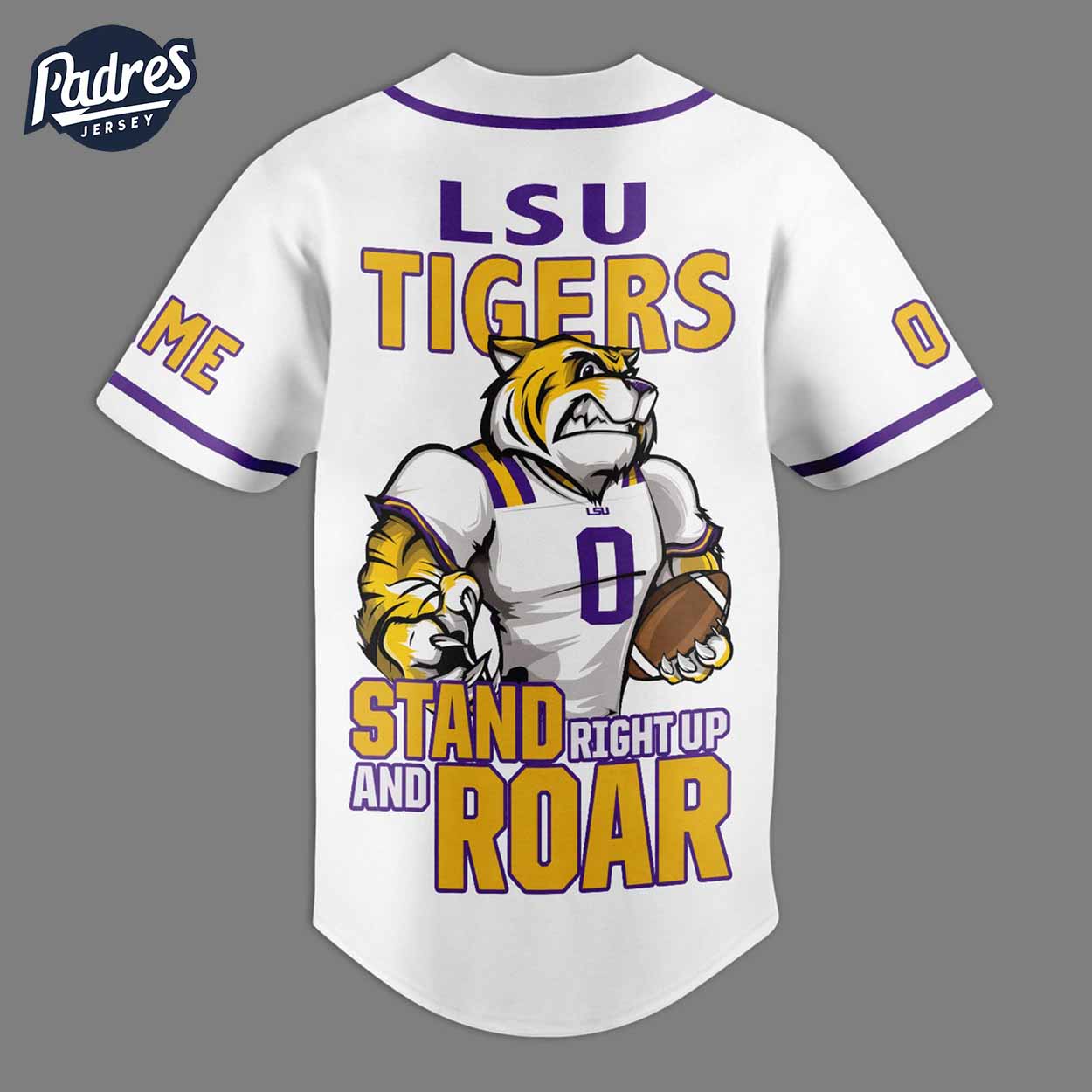 Custom Lsu Tigers Football Baseball Jersey - Padres Jersey Oasis: Elevate Your Baseball Style Game
