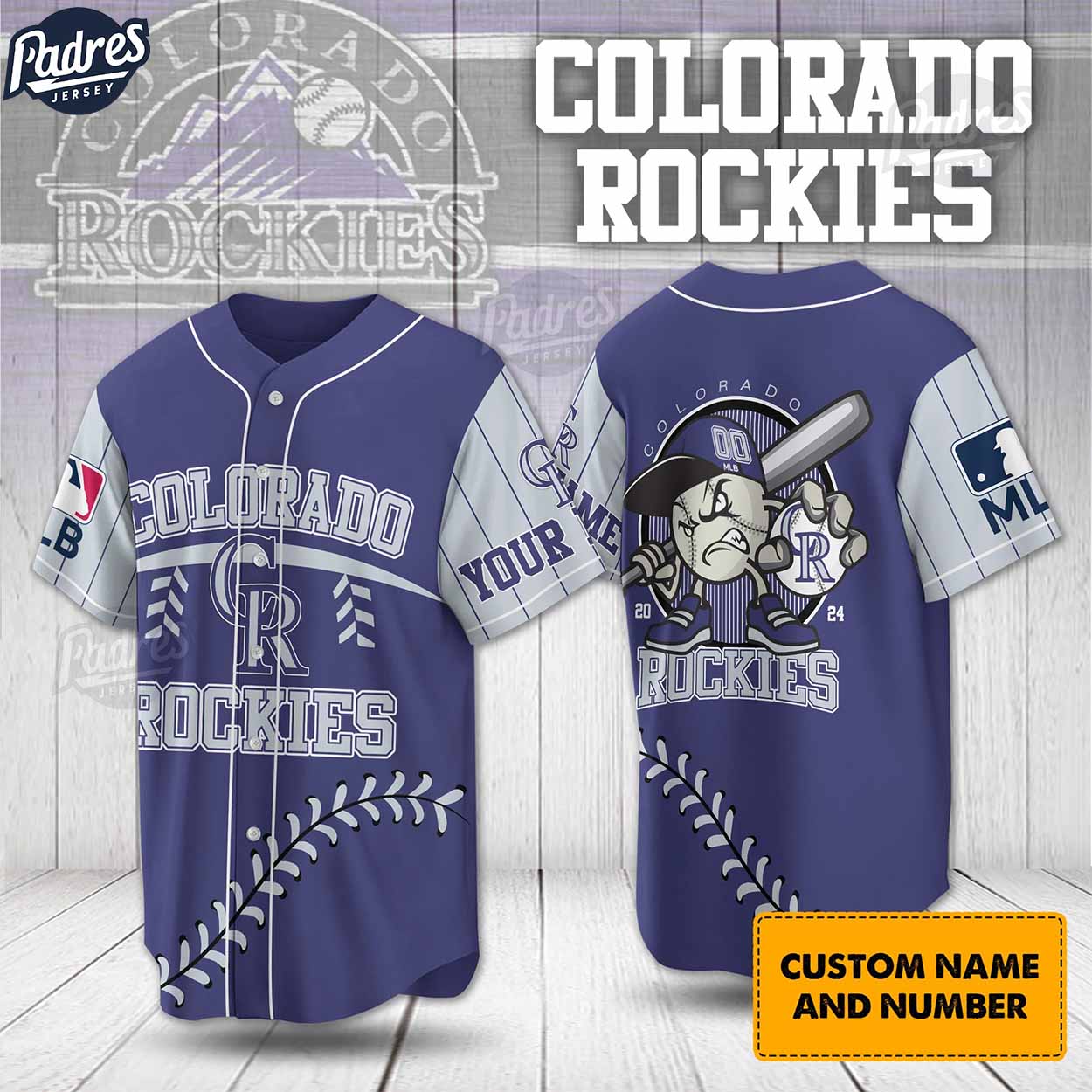 Custom MLB Baseball Colorado Rockies Baseball Jersey - Padres Jersey Oasis: Elevate Your Baseball Style Game