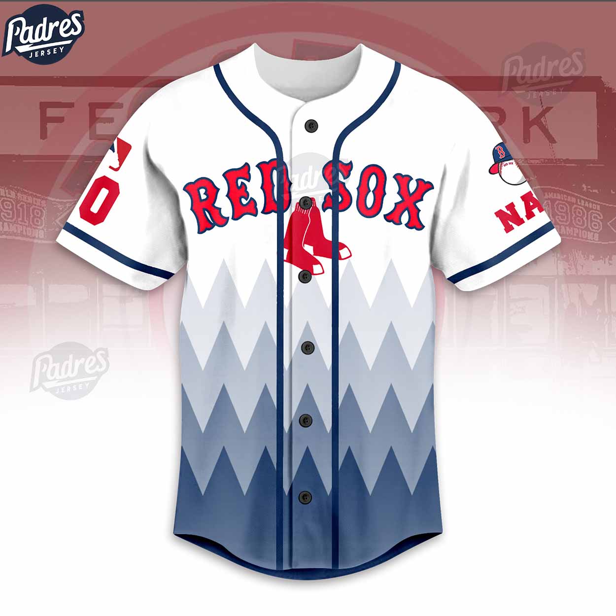 Custom MLB Boston Red Sox Baseball Jersey Style - Padres Jersey Oasis: Elevate Your Baseball Style Game