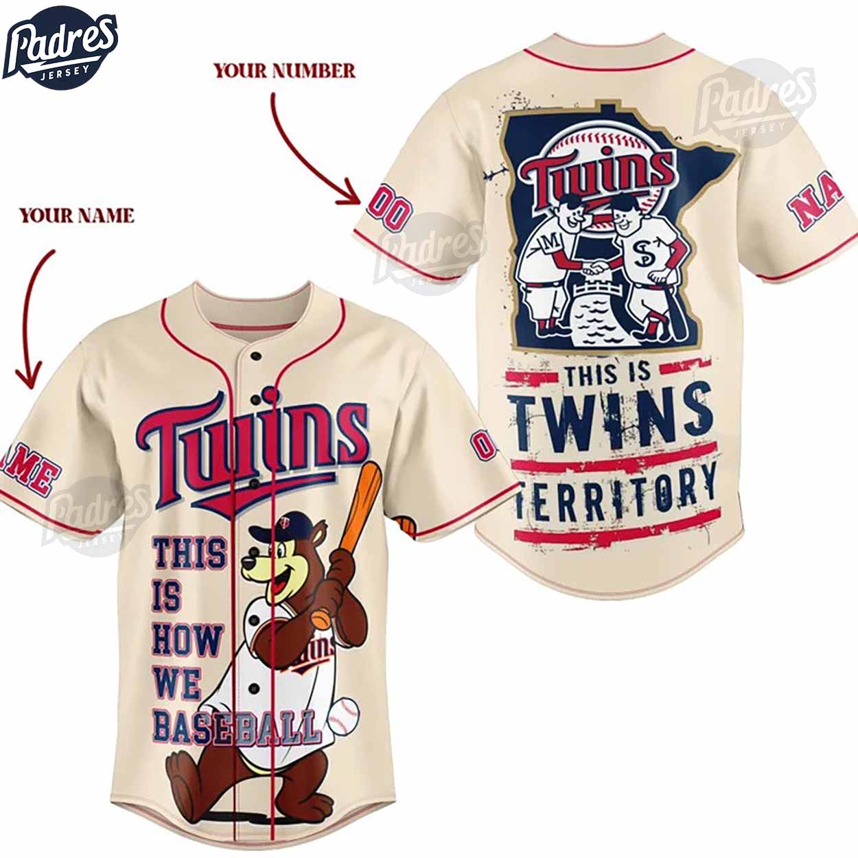 Custom MLB Minnesota Twins Baseball Jersey Style - Padres Jersey Oasis: Elevate Your Baseball Style Game