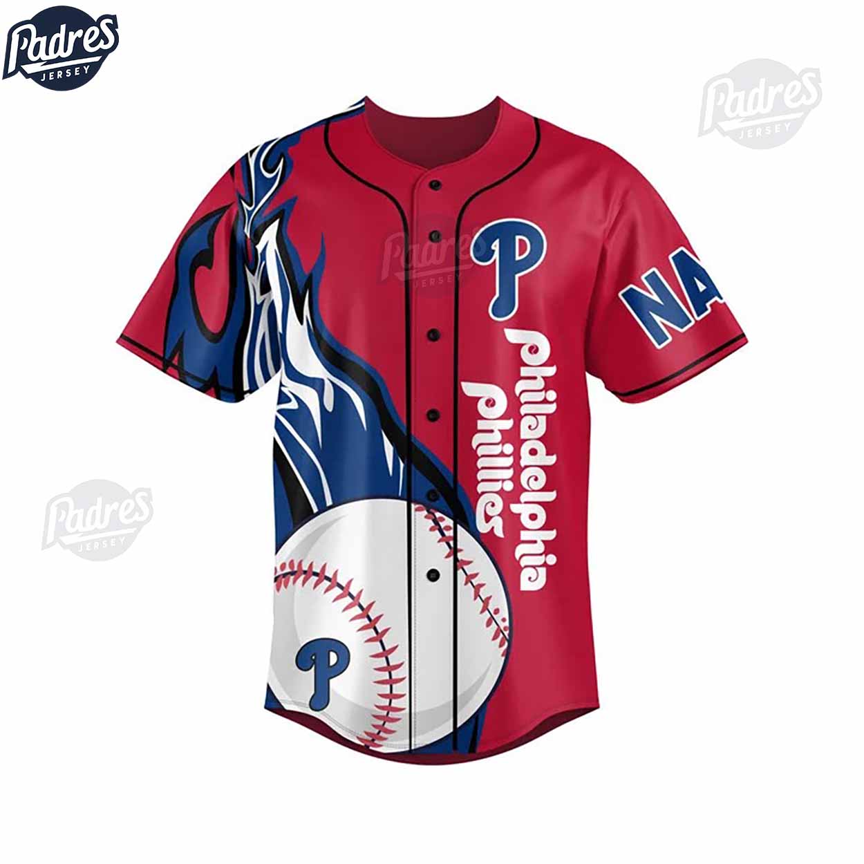 Custom MLB Philadelphia Phillies 2024 Red Baseball Jersey - Padres Jersey Oasis: Elevate Your Baseball Style Game