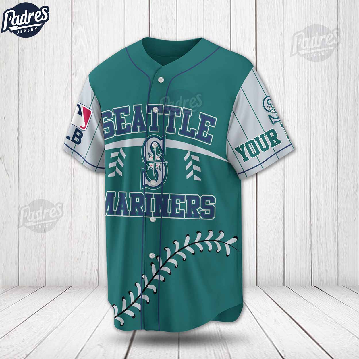 Custom MLB Seattle Mariners Baseball Jersey Style - Padres Jersey Oasis: Elevate Your Baseball Style Game