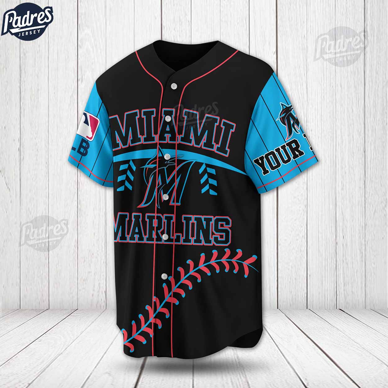 Custom Miami Marlins Baseball MLB Baseball Jersey - Padres Jersey Oasis: Elevate Your Baseball Style Game
