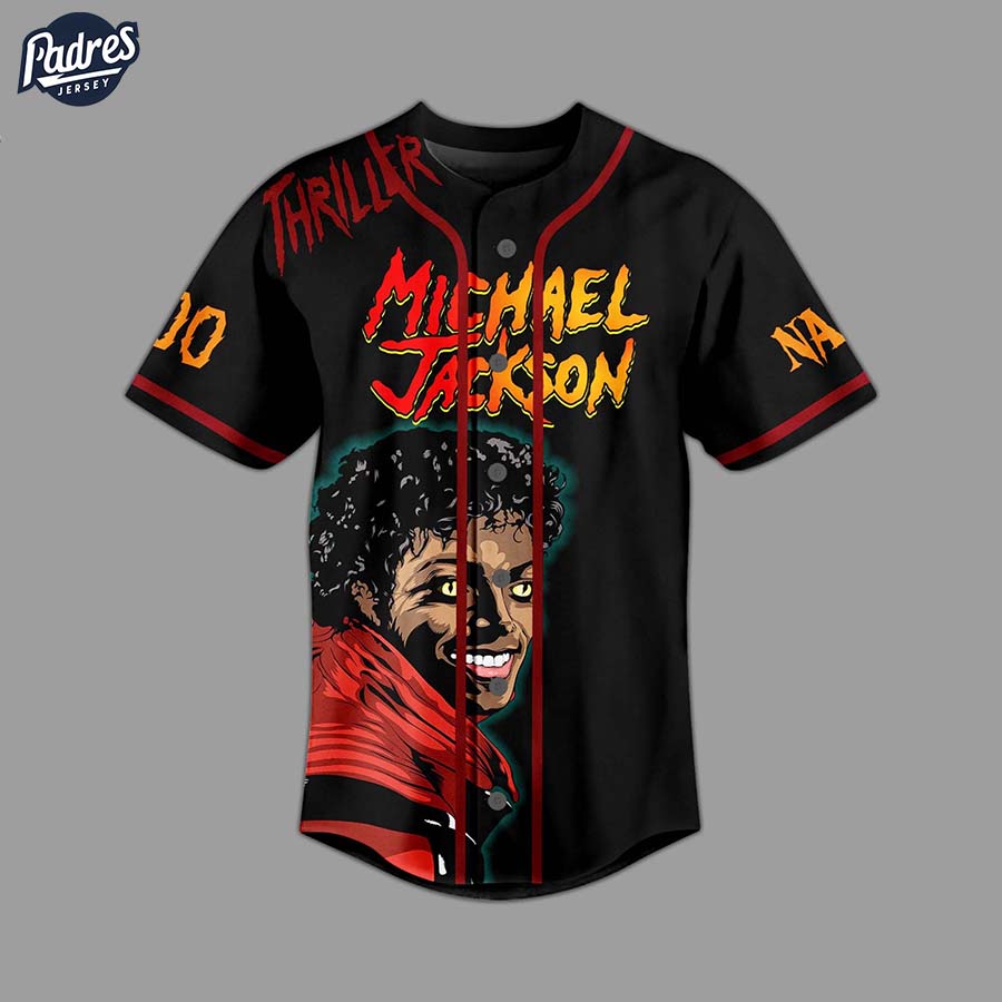 Custom Michael Jackson Thriller Night Baseball Jersey - Padres Jersey Oasis: Elevate Your Baseball Style Game