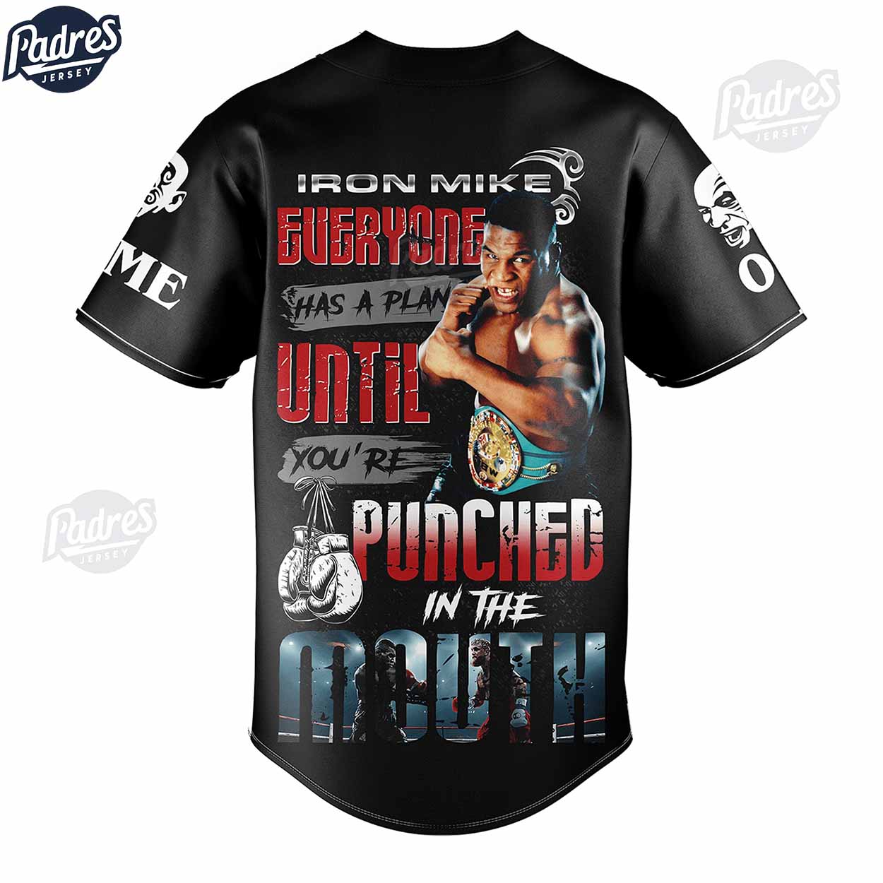 Custom Mike Tyson Baseball Jersey - Padres Jersey Oasis: Elevate Your Baseball Style Game