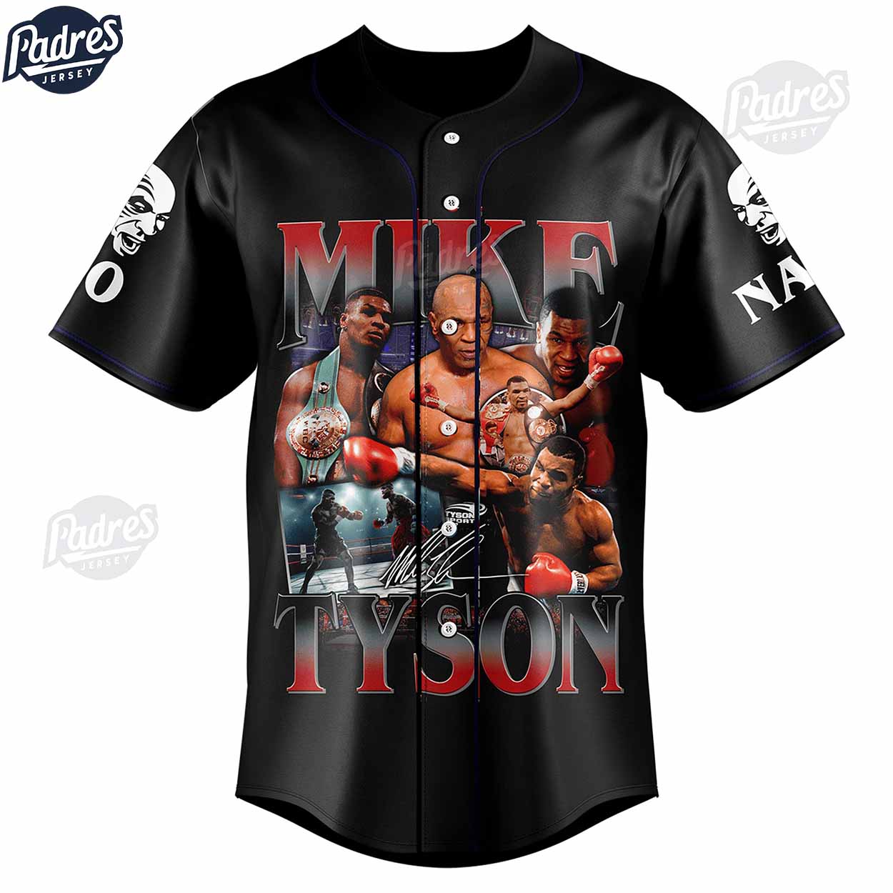 Custom Mike Tyson Baseball Jersey - Padres Jersey Oasis: Elevate Your Baseball Style Game