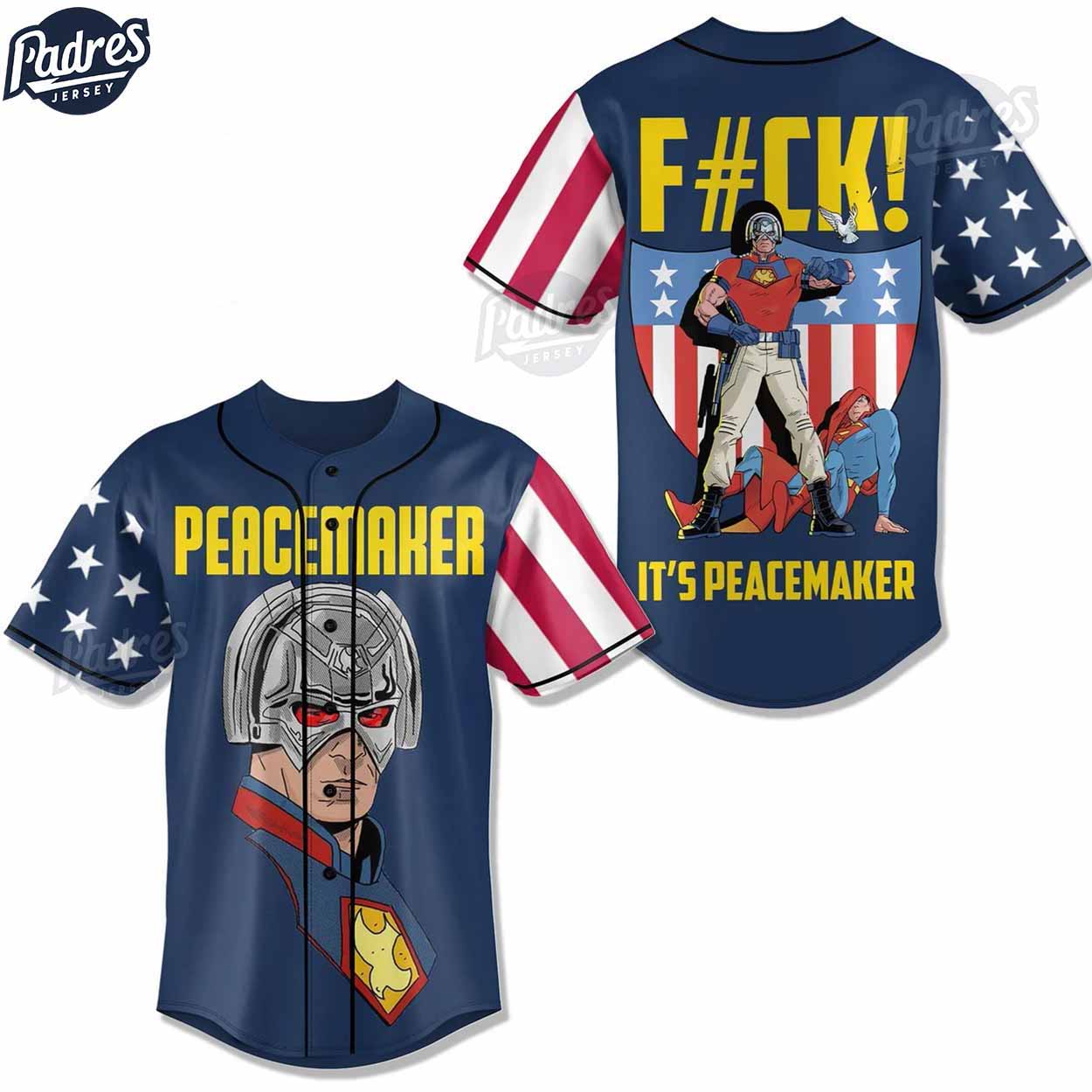 Custom Movie Peacemaker Baseball Jersey - Padres Jersey Oasis: Elevate Your Baseball Style Game