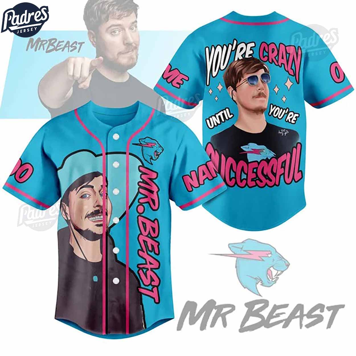 Custom Mr Beast Baseball Jersey Style - Padres Jersey Oasis: Elevate Your Baseball Style Game