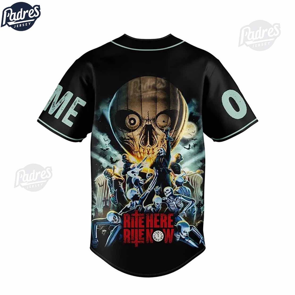 Custom Music Ghost Black Baseball Jersey Style - Padres Jersey Oasis: Elevate Your Baseball Style Game