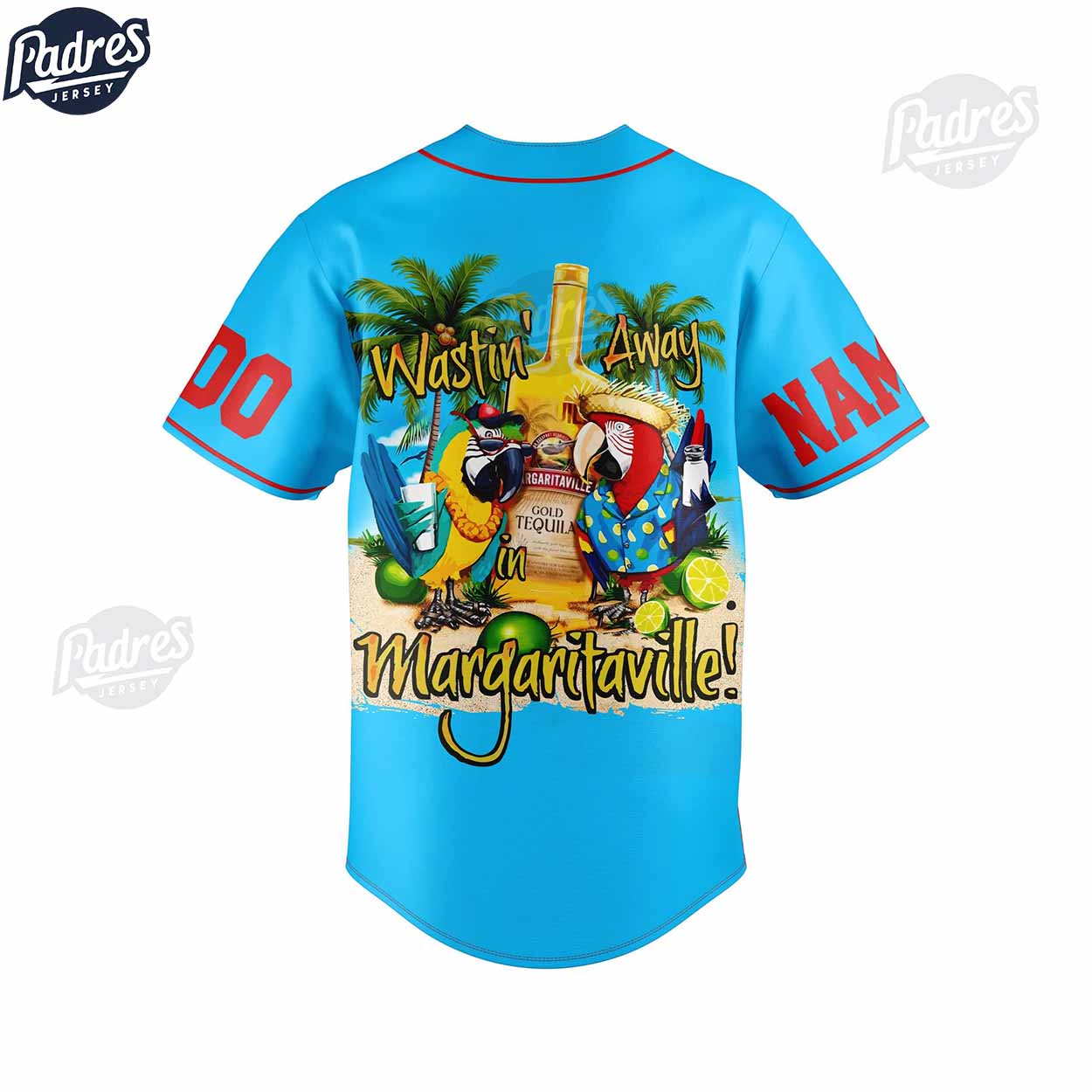 Custom Music Jimmy Buffett Blue Baseball Jersey - Padres Jersey Oasis: Elevate Your Baseball Style Game