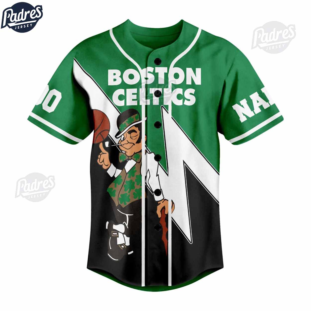 Custom NBA Let's Go Celtics Boston Celtics Baseball Jersey Style - Padres Jersey Oasis: Elevate Your Baseball Style Game