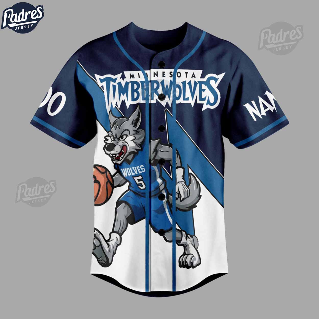 Custom NBA Minnesota Timberwolves Baseball Jersey Style - Padres Jersey Oasis: Elevate Your Baseball Style Game