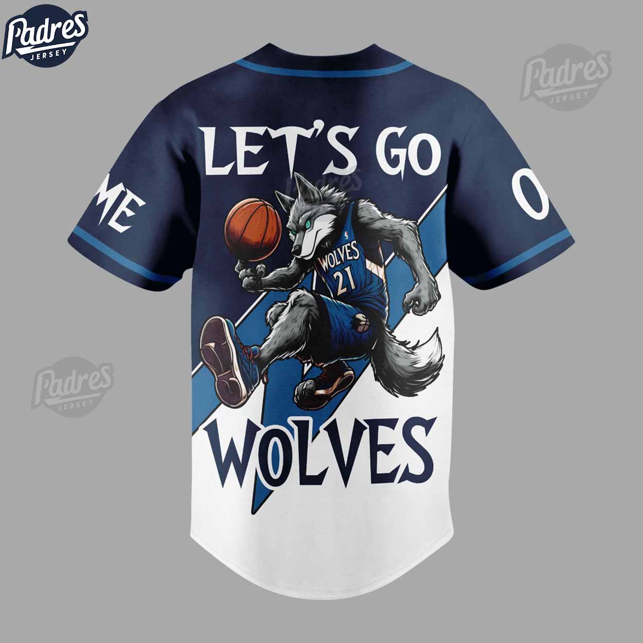 Custom NBA Minnesota Timberwolves Baseball Jersey Style - Padres Jersey Oasis: Elevate Your Baseball Style Game