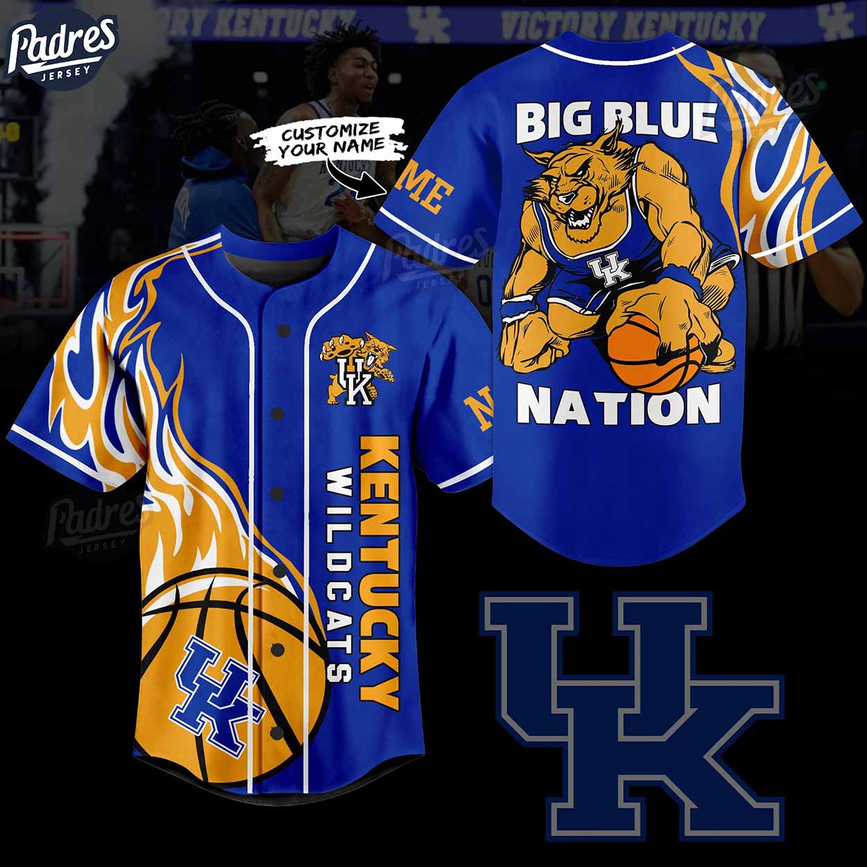 Custom NCAA Basketball Kentucky Wildcats Baseball Jersey - Padres Jersey Oasis: Elevate Your Baseball Style Game