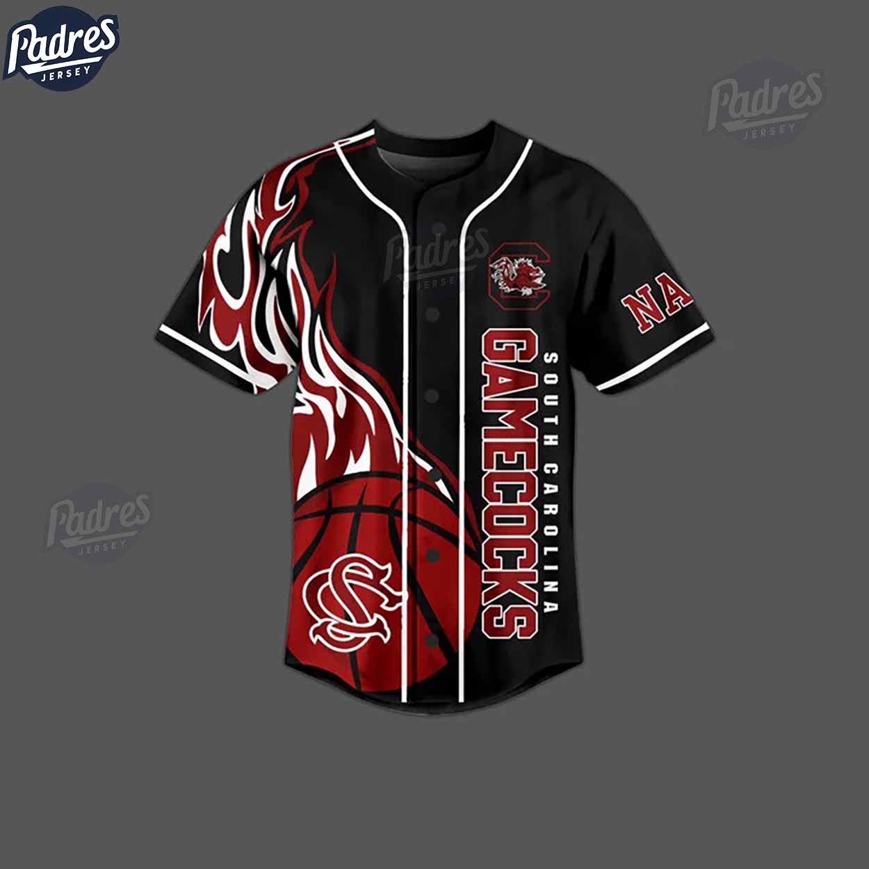 Custom NCAA Basketball South Carolina Gamecocks Baseball Jersey - Padres Jersey Oasis: Elevate Your Baseball Style Game