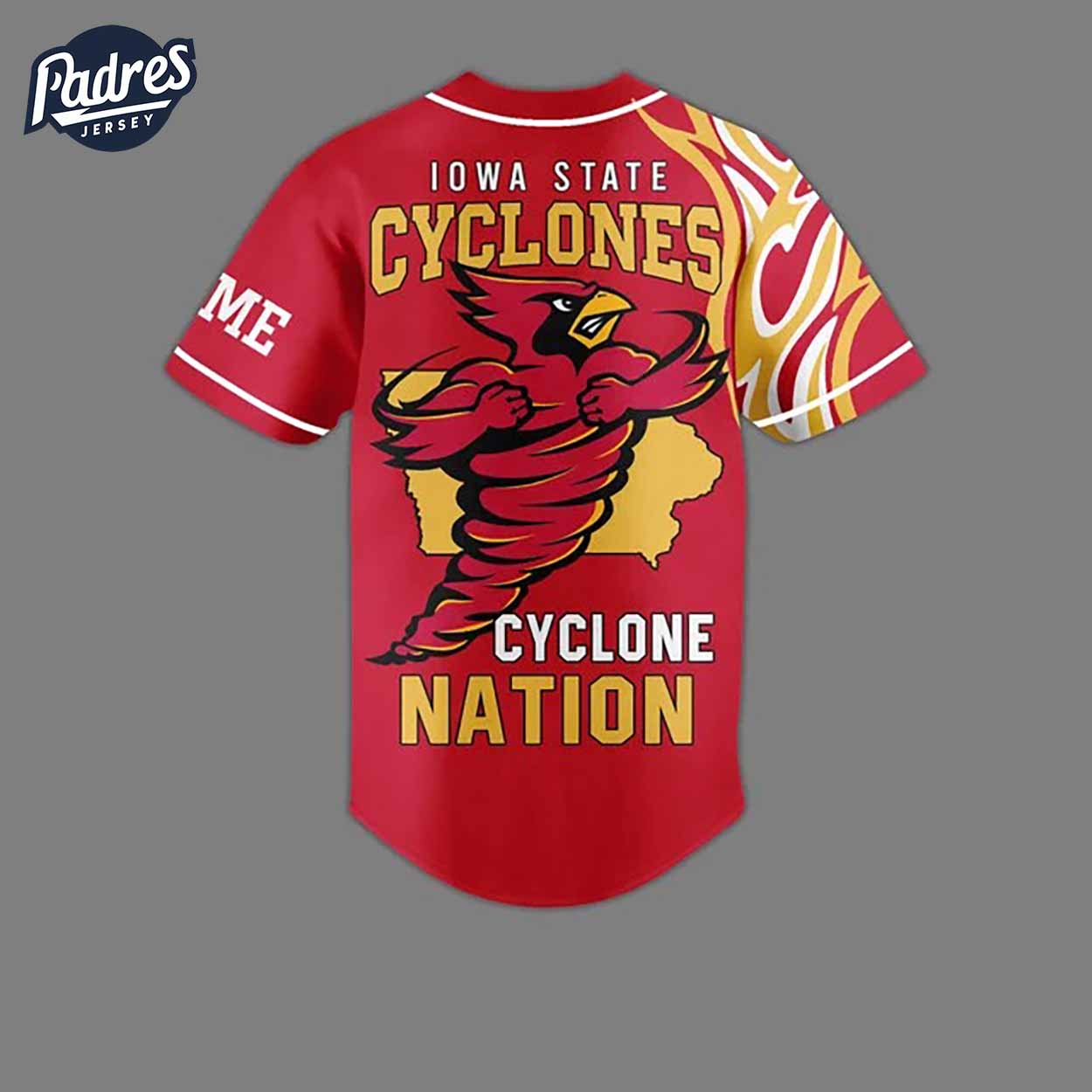 Custom NCAA Iowa State Cyclones Football Baseball Jersey - Padres Jersey Oasis: Elevate Your Baseball Style Game