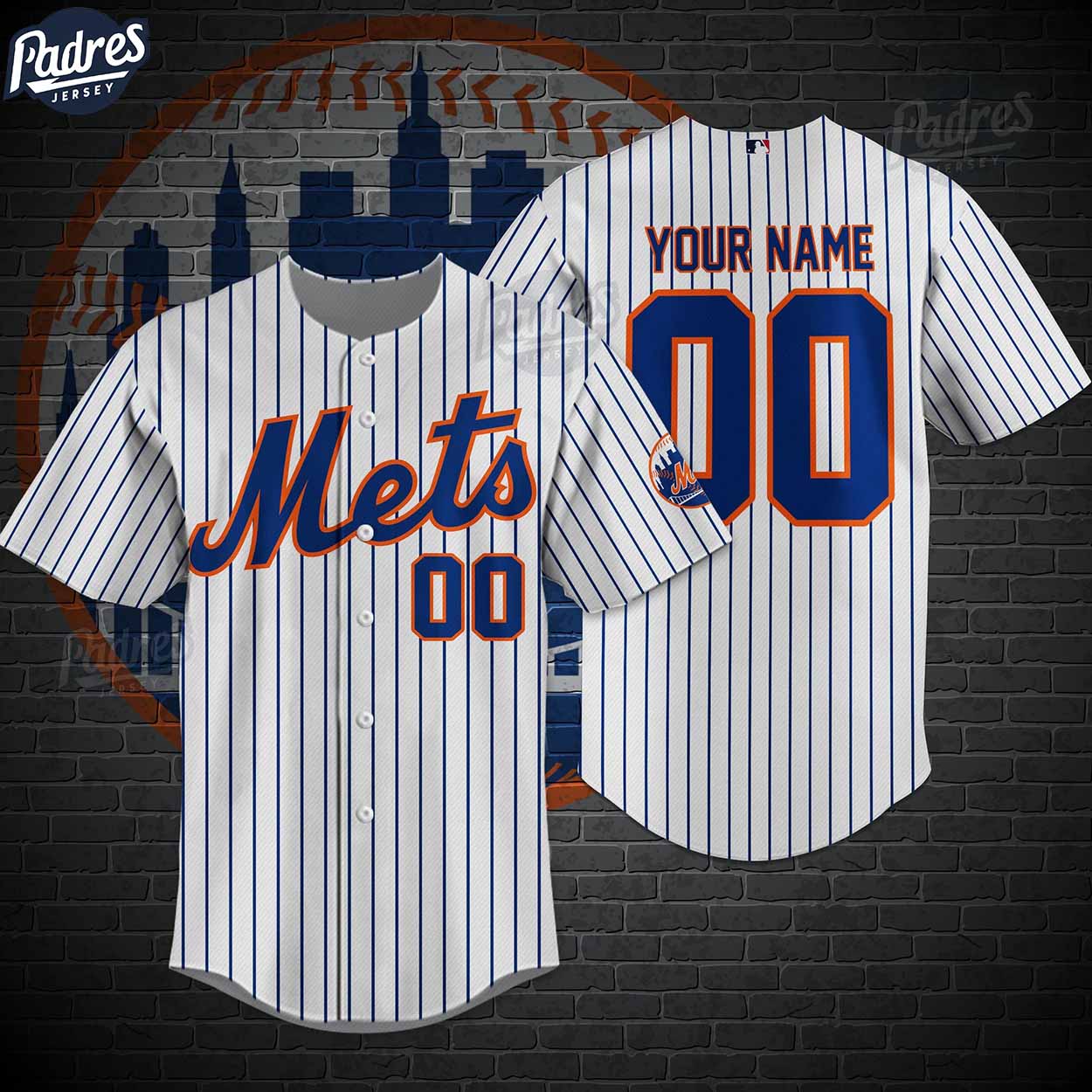 Custom New York Mets Baseball Jersey - Padres Jersey Oasis: Elevate Your Baseball Style Game