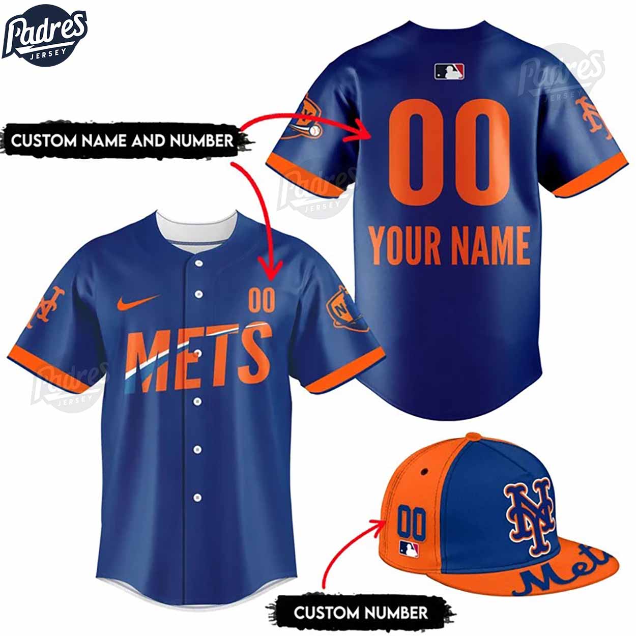 Custom New York Mets MLB Baseball Jersey Just For You - Padres Jersey Oasis: Elevate Your Baseball Style Game