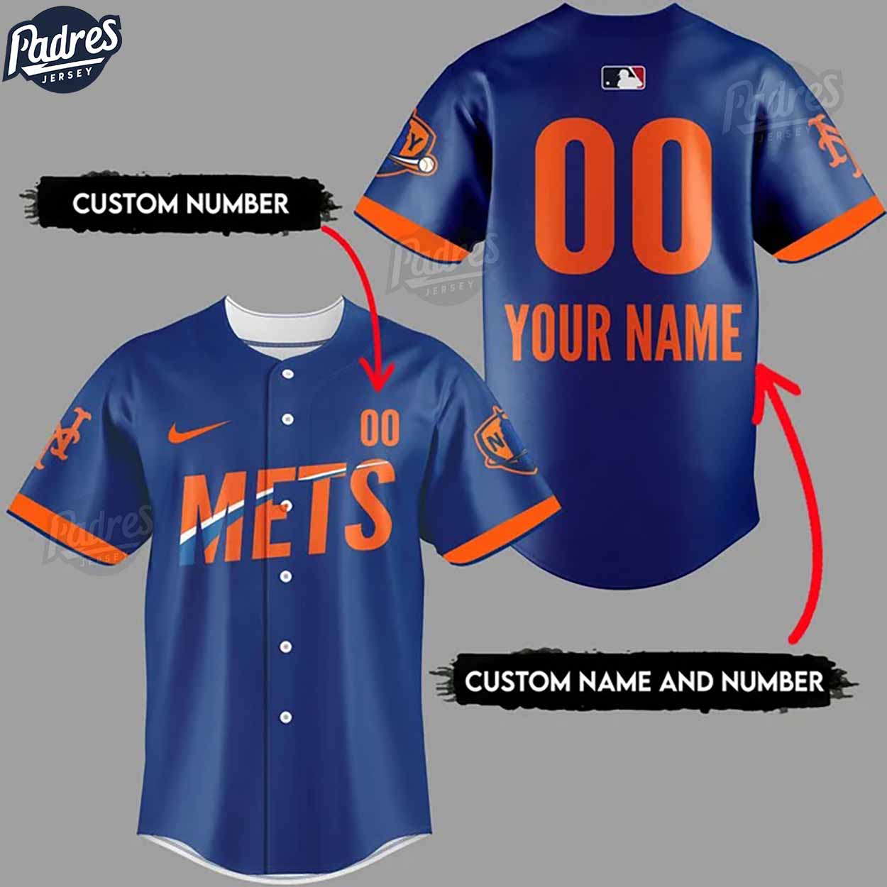 Custom New York Mets MLB Baseball Jersey Just For You - Padres Jersey Oasis: Elevate Your Baseball Style Game