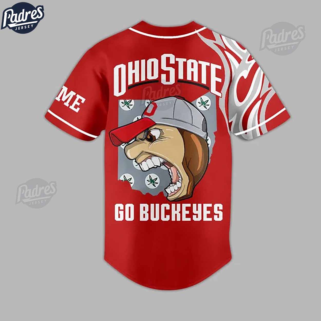 Custom Ohio State Buckeyes Football Baseball Jersey Gifts - Padres Jersey Oasis: Elevate Your Baseball Style Game