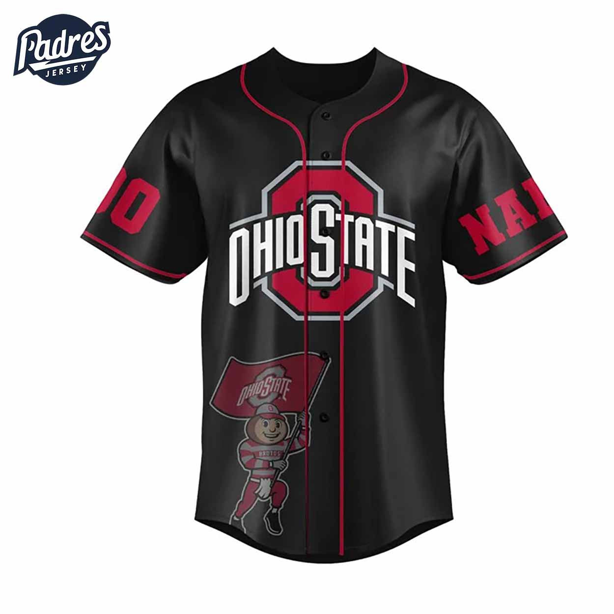 Custom Ohio State Football Baseball Jersey - Padres Jersey Oasis: Elevate Your Baseball Style Game