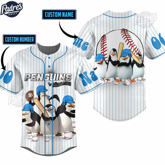 Custom Penguin Madagascar Baseball Jersey Style - Padres Jersey Oasis: Elevate Your Baseball Style Game