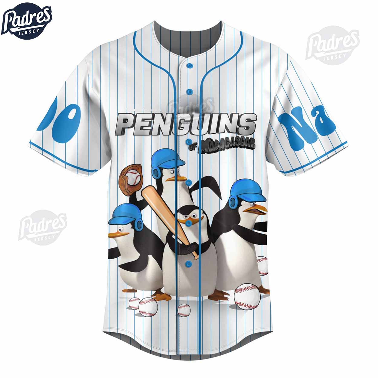 Custom Penguin Madagascar Baseball Jersey Style - Padres Jersey Oasis: Elevate Your Baseball Style Game