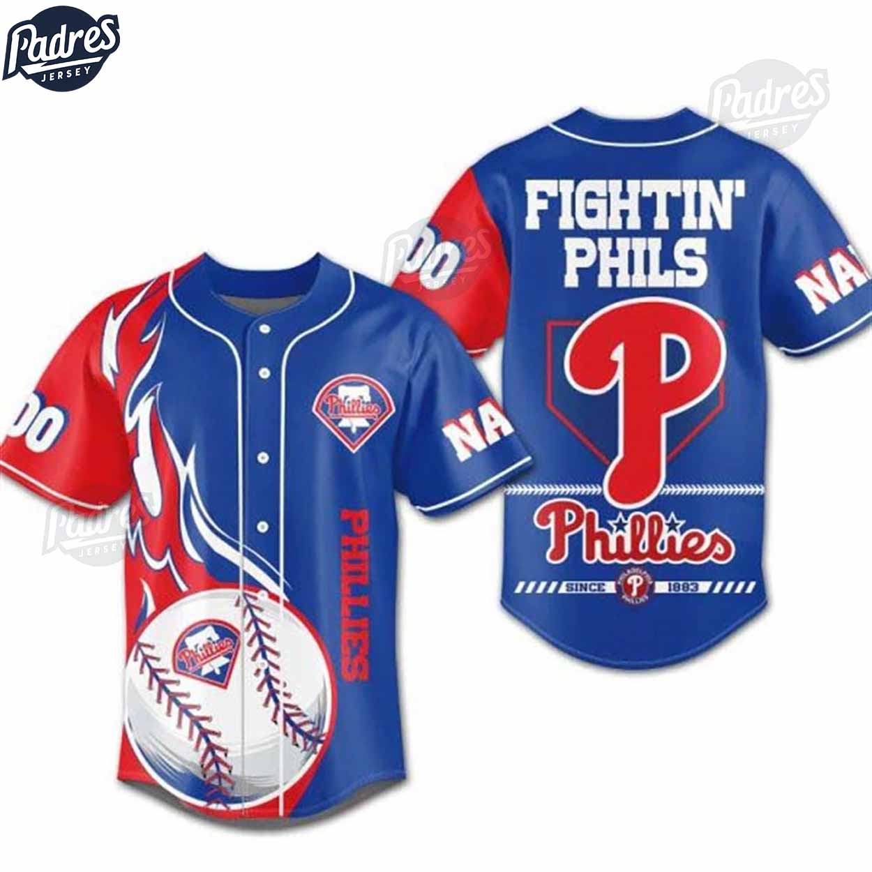 Custom Philadelphia Phillies Baseball Jersey 1883 - Padres Jersey Oasis: Elevate Your Baseball Style Game