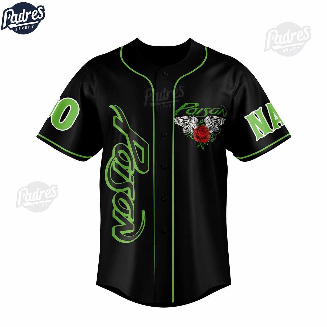 Custom Poison Talk Christmas To Me Baseball Jersey - Padres Jersey Oasis: Elevate Your Baseball Style Game