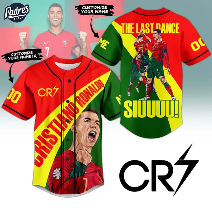 Custom Portugal Cristiano Ronaldo Baseball Jersey Style - Padres Jersey Oasis: Elevate Your Baseball Style Game