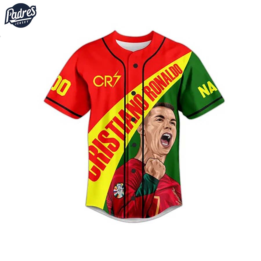 Custom Portugal Cristiano Ronaldo Baseball Jersey Style - Padres Jersey Oasis: Elevate Your Baseball Style Game