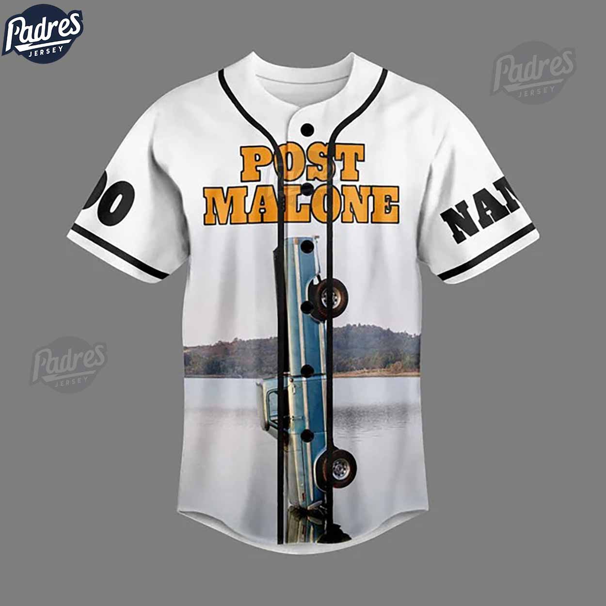 Custom Post Malone F-1 Trillion Baseball Jersey - Padres Jersey Oasis: Elevate Your Baseball Style Game