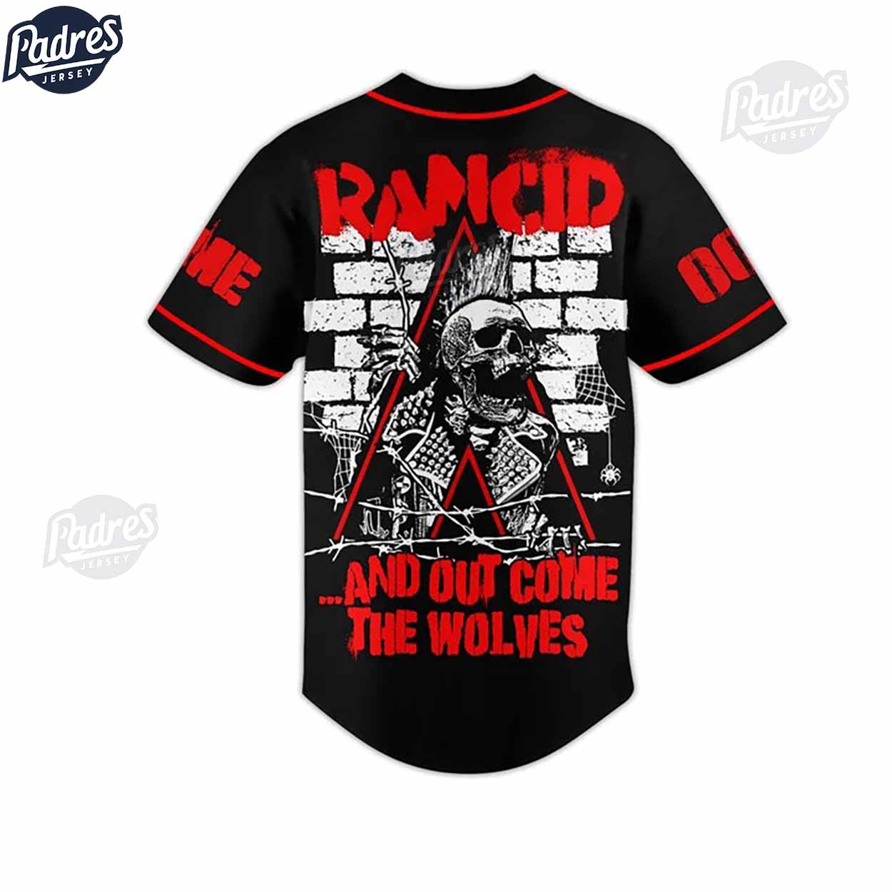 Custom Rancid Band Baseball Jersey Style - Padres Jersey Oasis: Elevate Your Baseball Style Game