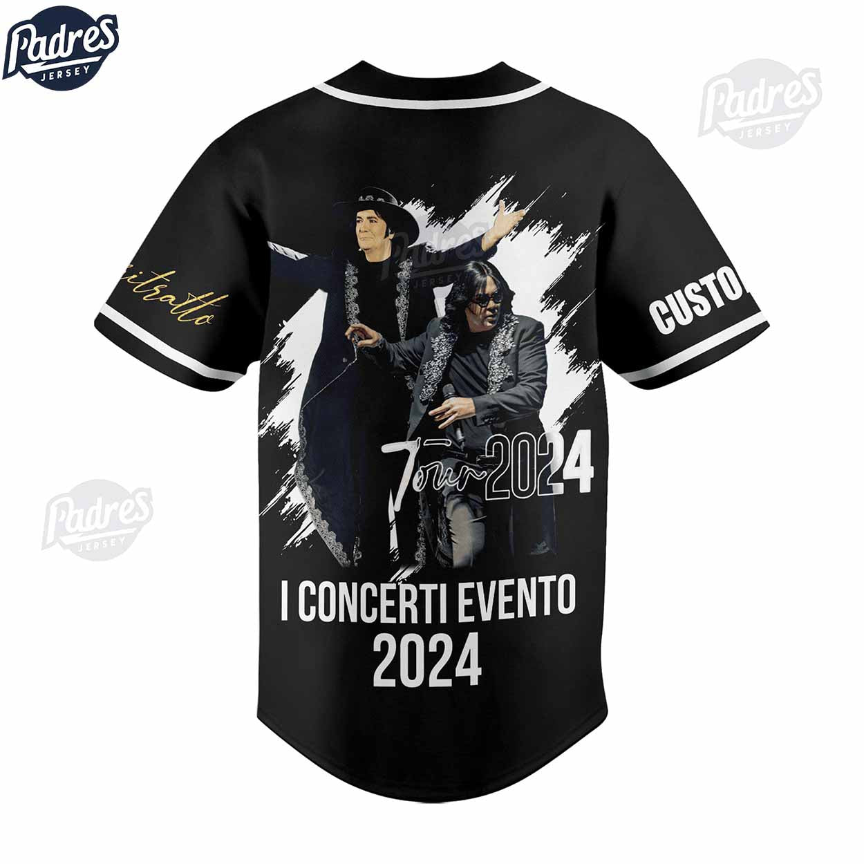 Custom Renato Zero I Concerti Evento 2024 Baseball Jersey - Padres Jersey Oasis: Elevate Your Baseball Style Game