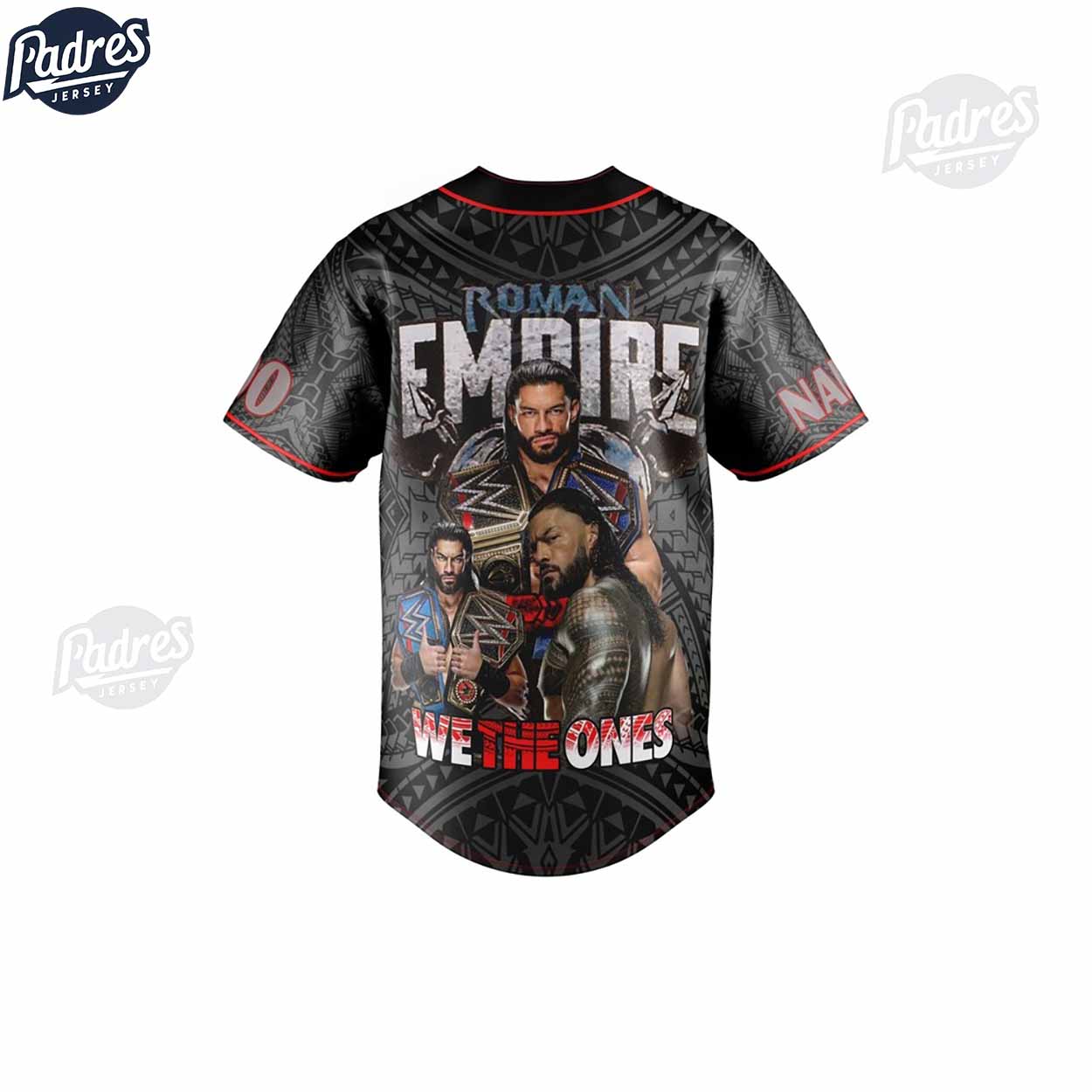 Custom Roman Reigns Empire Baseball Jersey Shirt - Padres Jersey Oasis: Elevate Your Baseball Style Game