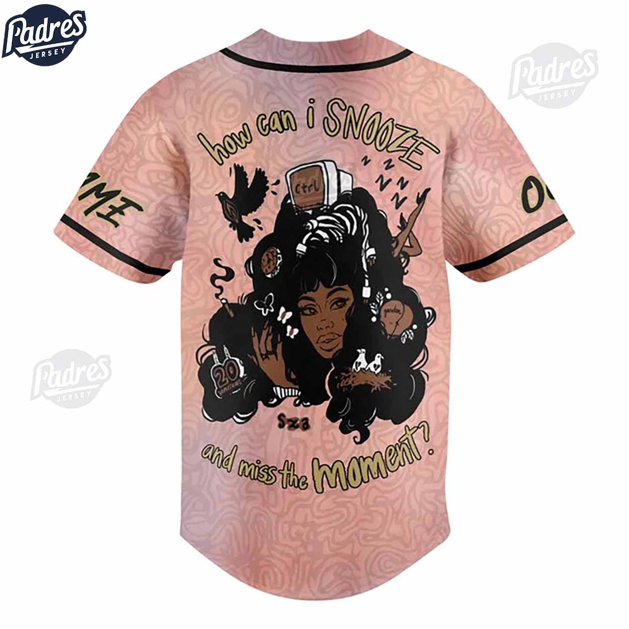 Custom SZA Baseball Jersey - Padres Jersey Oasis: Elevate Your Baseball Style Game