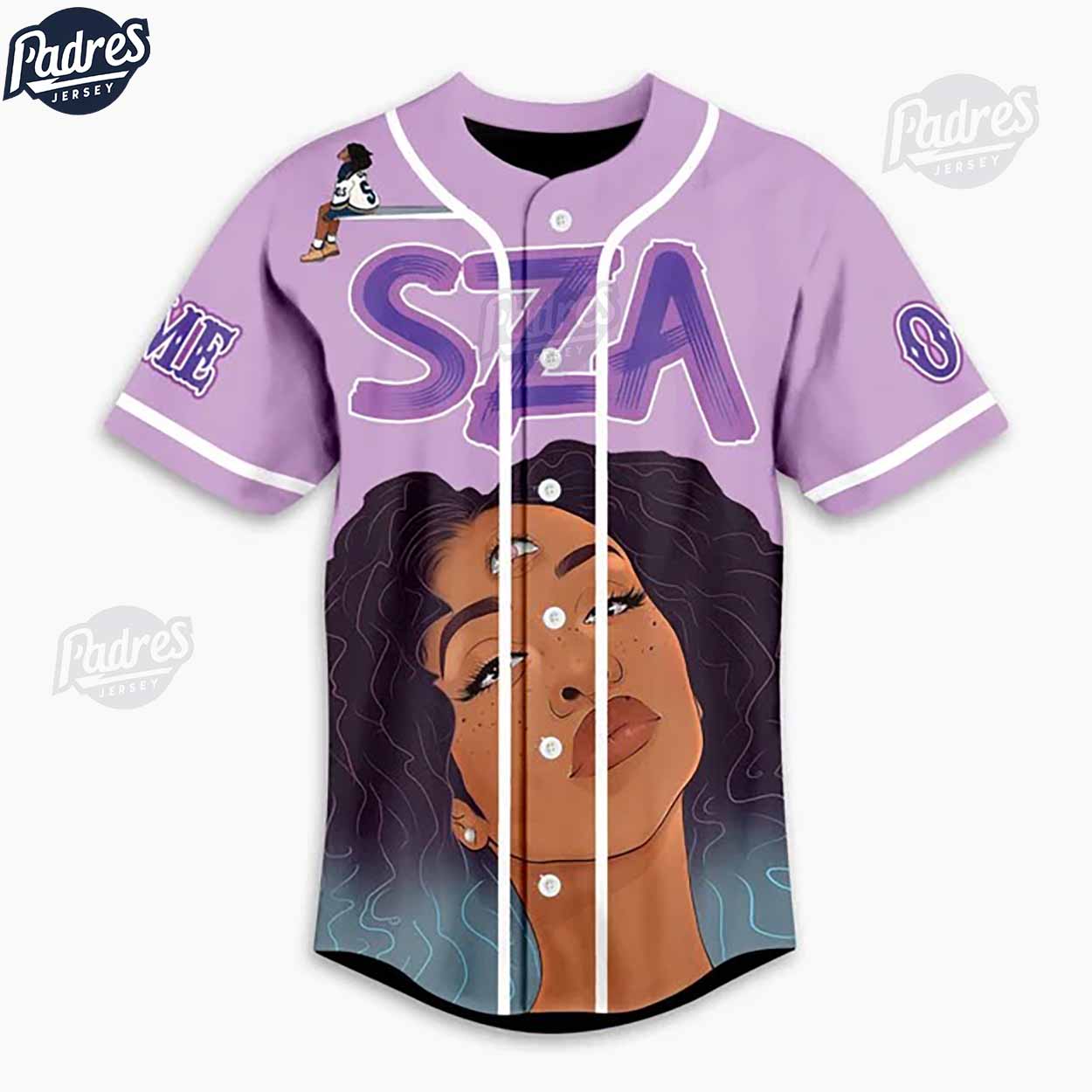 Custom SZA Baseball Jersey Style - Padres Jersey Oasis: Elevate Your Baseball Style Game