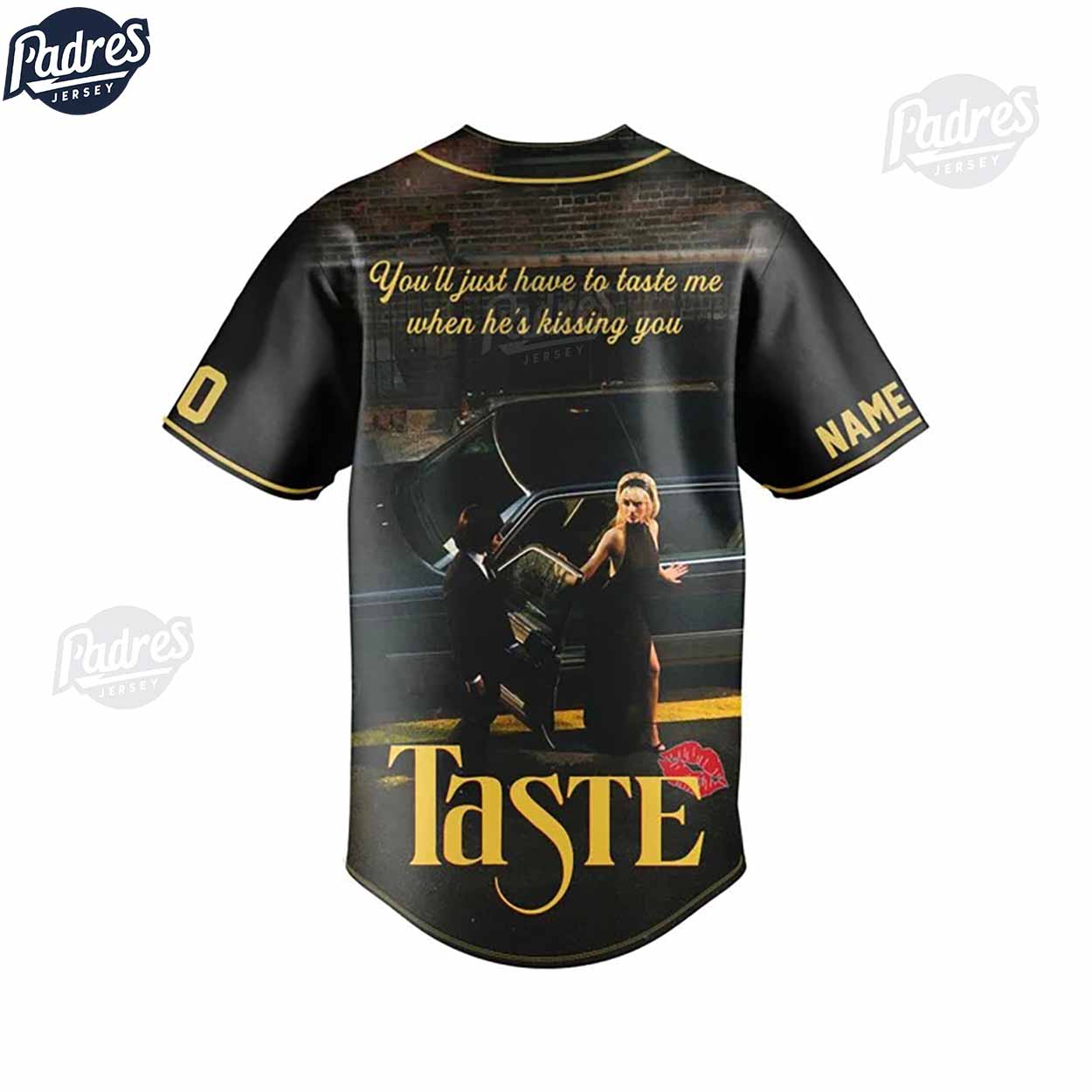 Custom Sabrina Carpenter Taste Baseball Jersey - Padres Jersey Oasis: Elevate Your Baseball Style Game