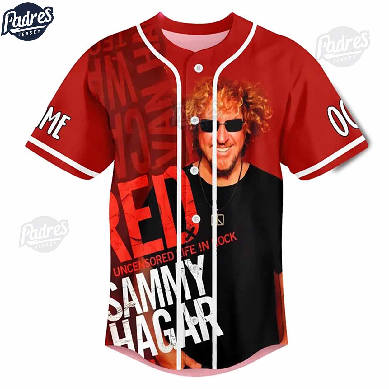 Custom Sammy Hagar I Can't Drive 55 Baseball Jersey - Padres Jersey Oasis: Elevate Your Baseball Style Game