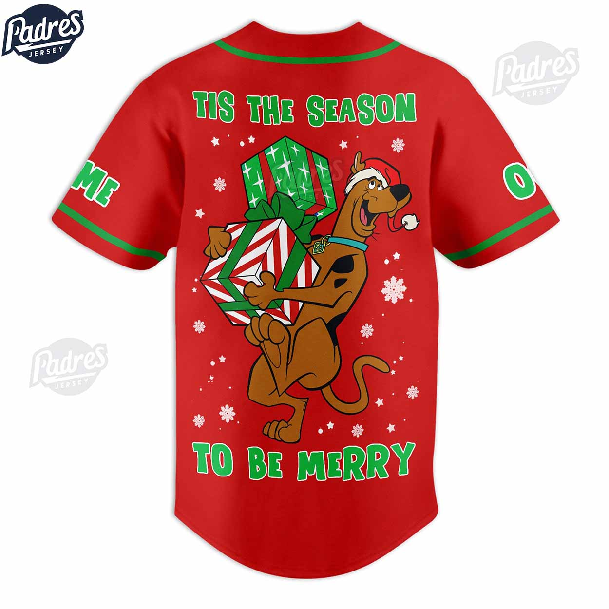 Custom Scooby-Doo Have Cool Yule Merry Christmas Baseball Jersey - Padres Jersey Oasis: Elevate Your Baseball Style Game