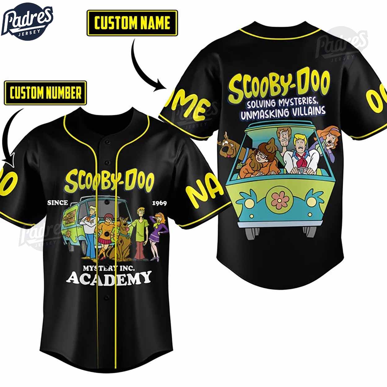 Custom Scooby Doo Since 1969 Baseball Jersey - Padres Jersey Oasis: Elevate Your Baseball Style Game