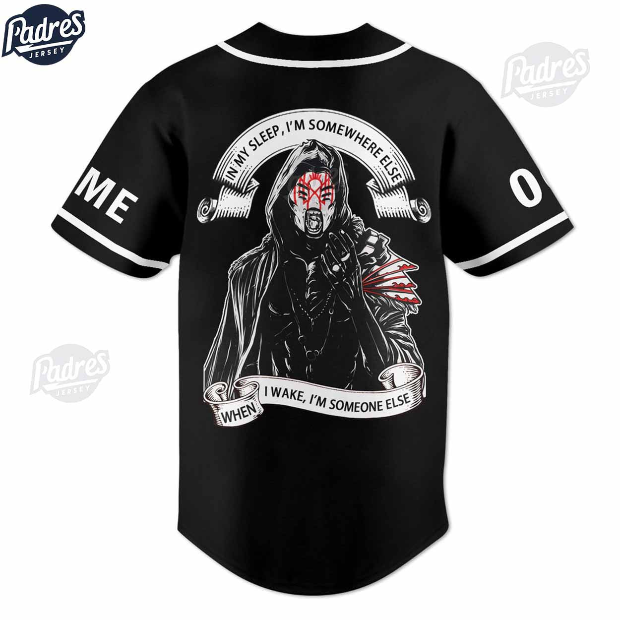 Custom Sleep Token Black Baseball Jersey Shirt - Padres Jersey Oasis: Elevate Your Baseball Style Game
