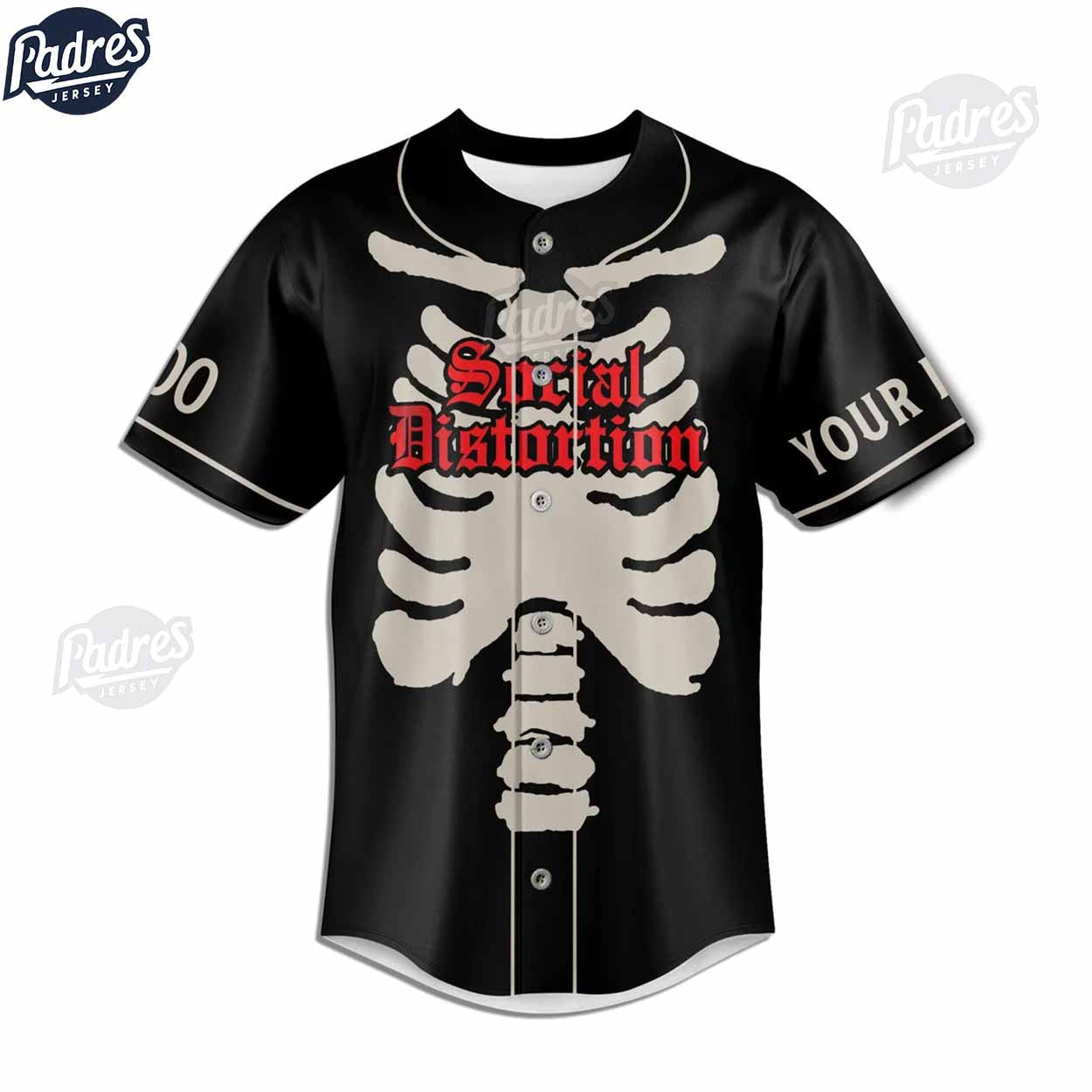 Custom Social Distortion Baseball Jersey Style - Padres Jersey Oasis: Elevate Your Baseball Style Game